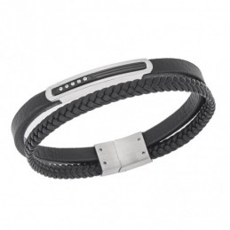 Βραχιόλι Senza Men`s Steel