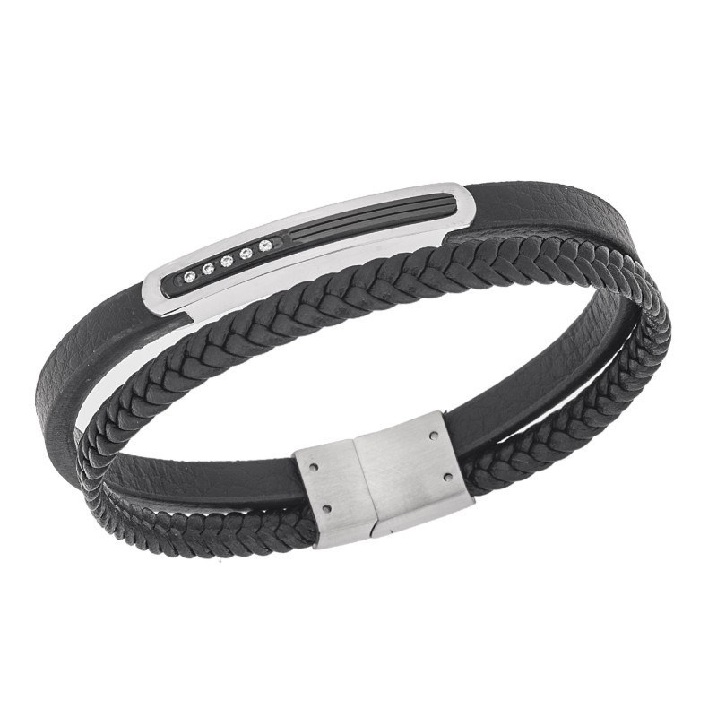 Βραχιόλι Senza Men`s Steel