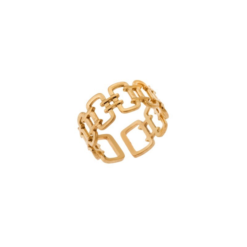 Δαχτυλίδι Senza Gold Plated Steel