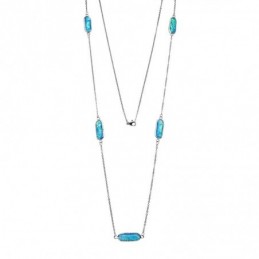 Κολιέ Γυναικείο SΕΝΖΑ Silver Steel SSD3843-16