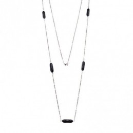 Κολιέ Γυναικείο SΕΝΖΑ Silver Steel SSD3843-2SR