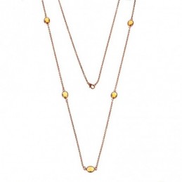 Κολιέ Senza Steel Gold Plated SSD4289-4