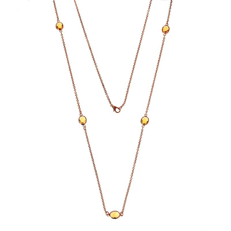 Κολιέ Senza Steel Gold Plated SSD4289-4