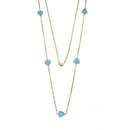 Κολιέ Senza Steel Gold Plated SSD4291-1