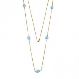 Κολιέ Γυναικείο SΕΝΖΑ Gold Steel SSD4293-4