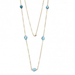 Κολιέ Γυναικείο SΕΝΖΑ Gold Steel SSD4293-5