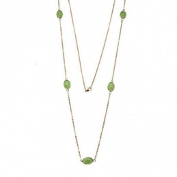 Κολιέ Γυναικείο SΕΝΖΑ Gold Plated Steel SSD4296-7