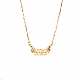 Κολιέ Senza Stainless Steel Gold Plated