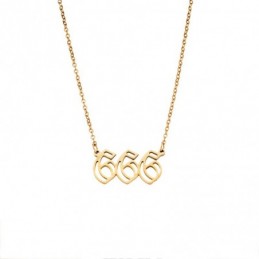 Κολιέ Senza Stainless Steel Gold Plated