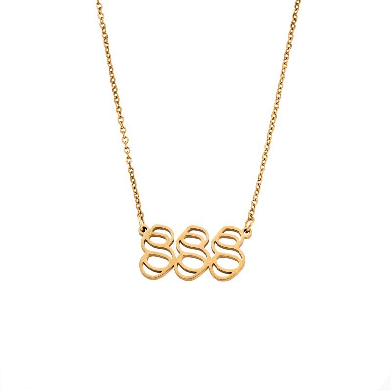 Κολιέ Senza Stainless Steel Gold Plated