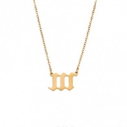 Κολιέ Senza Stainless Steel Gold Plated