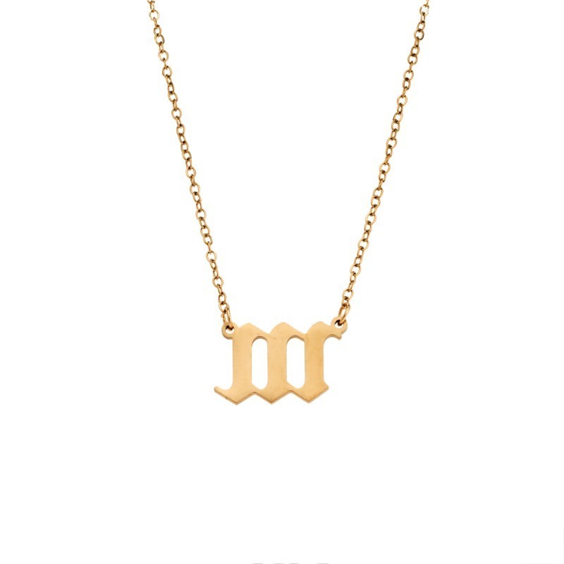 Κολιέ Senza Stainless Steel Gold Plated