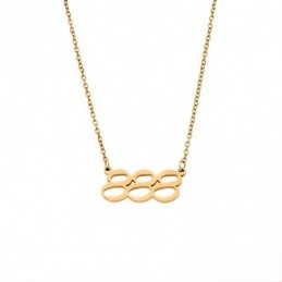 Κολιέ Senza Stainless Steel Gold Plated